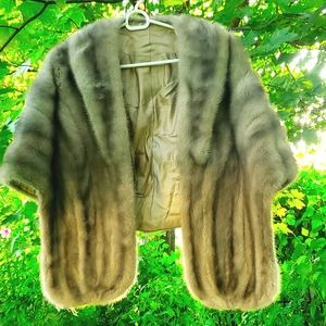 Genuine Mink shawl
